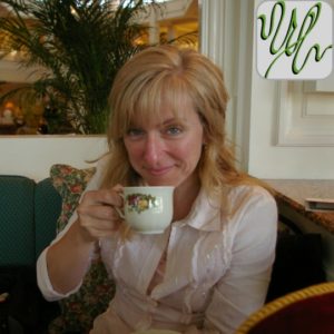 Gina Iliopoulos is the new host of GreenMark Pr's new on line news show. Here we see her enjoying a cup of tea at Disney's Grand Floridian Resort. The GreenMark Squiggle is in the upper right hand corner letting us know it is official.